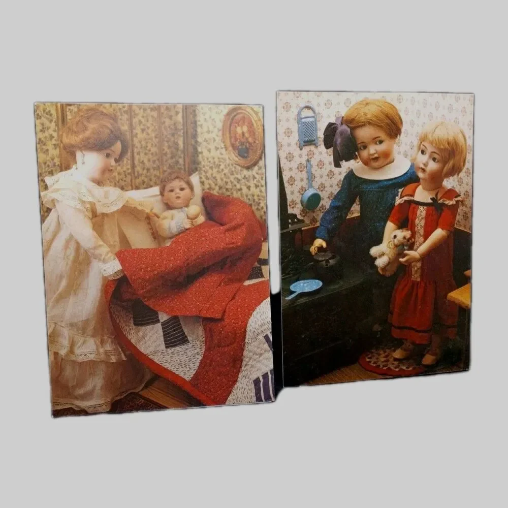 Current Dollhouse Greeting Cards Victorian Vintage Americana Dolls Parasol Buggy